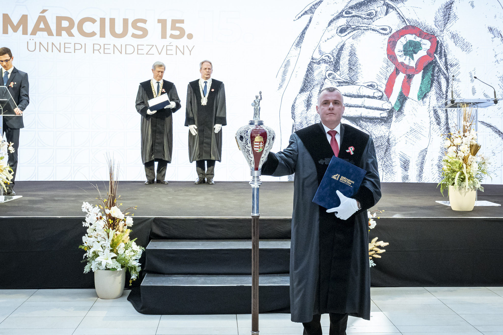 Doctoral gallery: The ceremony was completed by the conferral of doctoral degrees (Photo: András Adorján, Gergely Nagy / Széchenyi István University)